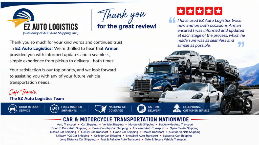 What to Look for When Hiring a Vehicle Shipping Company